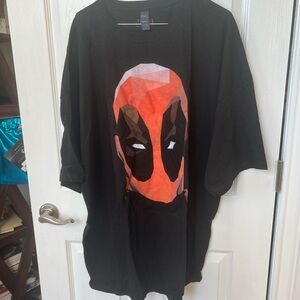 Black T-Shirt with Red Graphic